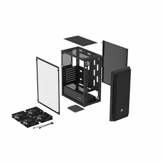 ATX Semi-toren BehuizingFury NFO-2152 Zwart 2