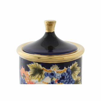 Vaas DKD Home Decor Gezicht Porselein Blauw 11 x 11 x 25 cm Multicolour 4