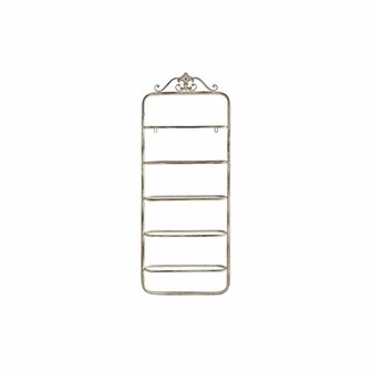 Flessenrek DKD Home Decor Metaal Wit (39 x 9,5 x 102,5 cm) 1