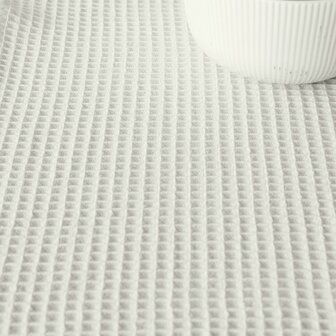 Tafelloper Belum Waffle Cr&egrave;me Natuurlijk 45 x 140 cm 3