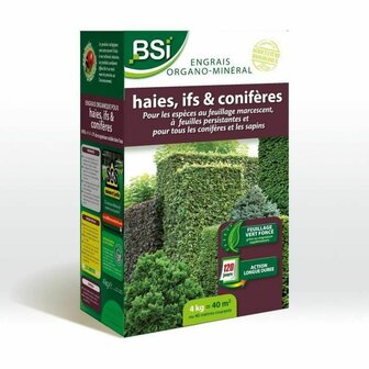 Biologische meststof BSI Hedge / Yew / Conifer 4 Kg 1