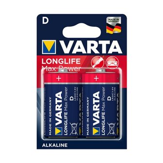 Batterijen Varta Long Life Max Power (2 Onderdelen) 2