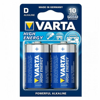Batterij Varta LR20 1,5 V 16500 mAh High Energy (2 pcs) 1
