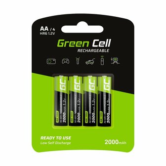 Batterijen Green Cell GR02 1,2 V AA 3