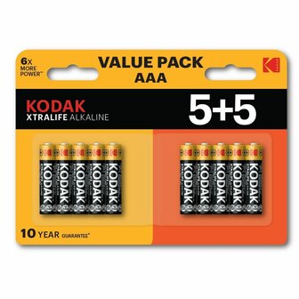 Batterijen Kodak XTRALIFE 1,5 V AAA (10 Stuks) 1