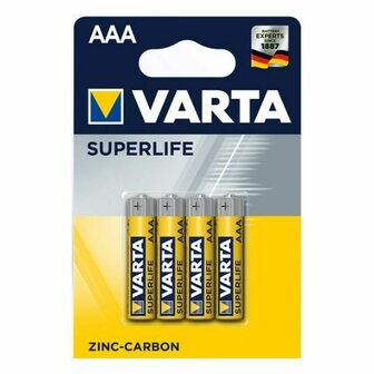 Batterijen Varta Superlife AAA 1,5 V (4 Stuks) 1
