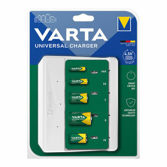 Batterijlader Varta 57658 4 Batterijen Universeel 1