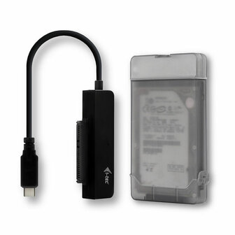 Hard drive hoes i-Tec C31MYSAFEU313 Zwart Grijs USB USB-C Sata II 3
