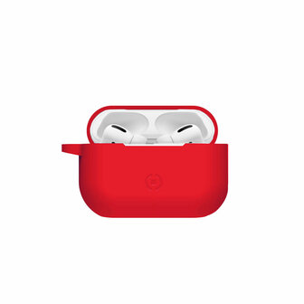 Beschermhoes Celly AIRPODS PRO Oordopjes Rood Siliconen Plastic 1