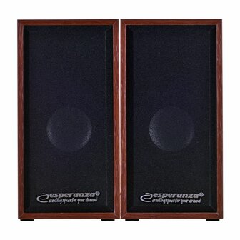 PC speakers Esperanza 2.0 FOLK Hout Bluetooth luidspreker 3