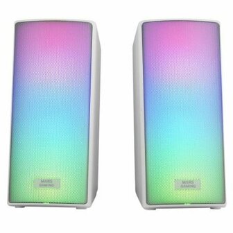 PC speakers Mars Gaming MSRGB2W Wit Bluetooth luidspreker 1