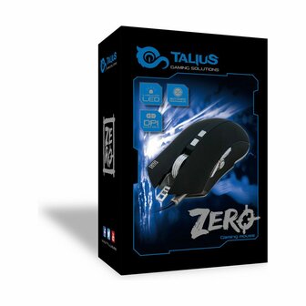 Gaming muis Talius ZERO Zwart Zwart/Zilverkleurig 5