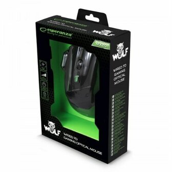 Optische Muis Esperanza EGM201G Zwart Groen Zwart/Groen 4