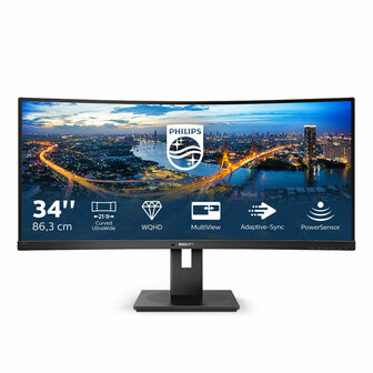 Monitor Philips 345B1C/00 34&quot; LED VA LCD Flicker free 50-60  Hz 1