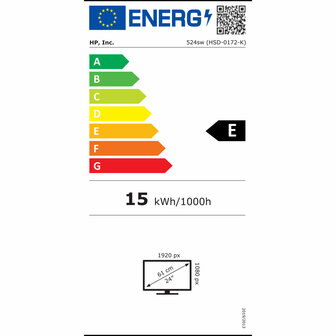 Monitor HP 94C21E9#ABB Full HD 23,8&quot; 100 Hz 50 - 60 Hz 9