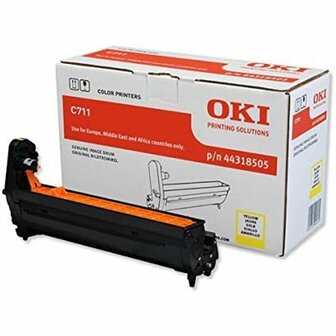Printer drum OKI 44318505 Geel Zwart 1