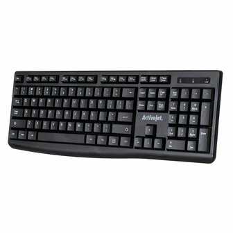 Toetsenbord Activejet K-3803SW Zwart QWERTY 2
