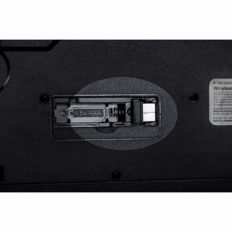 Toetsenbord Activejet K-3803SW Zwart QWERTY 3