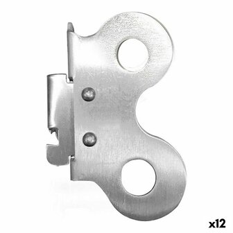 Blikopener Staal Zilverkleurig 7,3 x 4,6 cm 1,5 mm (12 Stuks) 1