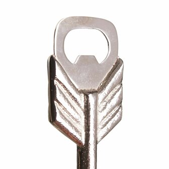 Flesopener Zilverkleurig 12 X 4 X 1,5 CM Blik 2