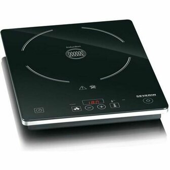 Elektrische Kookplaat Severin 1071-000 Wit Zwart 2000 W 1