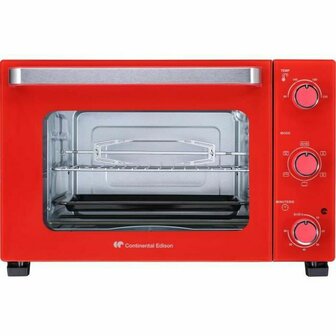 Mini oven Continental Edison CEMF35R Rood 35 L 1
