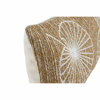 Kussen Home ESPRIT Wit Natuurlijk 50 x 15 x 30 cm 2