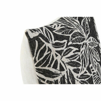 Kussen Home ESPRIT Wit Zwart Bedrukt 45 x 15 x 45 cm 2
