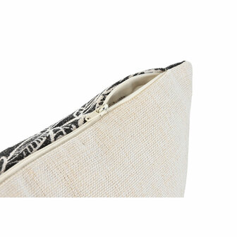 Kussen Home ESPRIT Wit Zwart Bedrukt 45 x 15 x 45 cm 5