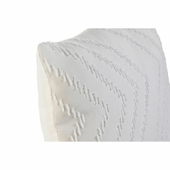 Kussen Home ESPRIT Wit 45 x 45 x 45 cm 2