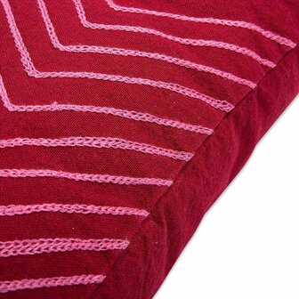 Kussen Lifetime Basics Rood Roze 50 x 12 x 50 cm 3