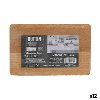 Snijplank Quttin 20 x 13 x 1 cm (12 Stuks) 1