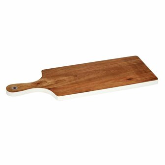 Snijplank Wit Acacia 17,3 x 1,5 x 44,8 cm (12 Stuks) 2