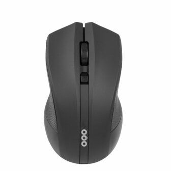 Muis OQO R002-W Zwart Multicolour 1600 dpi 1