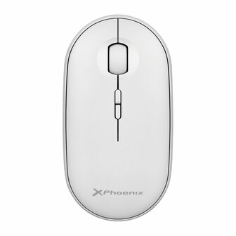Draadloze optische muis Phoenix Wit 1600 dpi (1 Stuks) 1