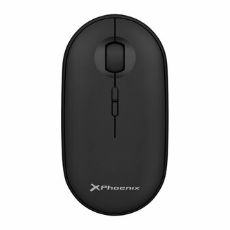 Draadloze optische muis Phoenix Zwart 1600 dpi (1 Stuks) 1