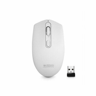 Wireless muis Urban Factory FCM02UF Wit 1600 dpi 1