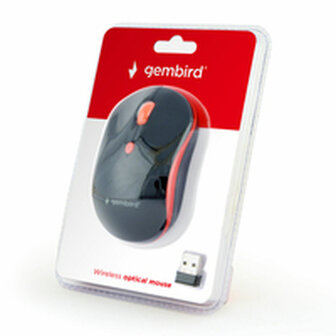 Wireless muis GEMBIRD MUSW-4B-03-R Zwart/Rood (1 Stuks) 2