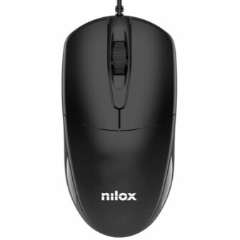 Muis Nilox MOUSB1012 Zwart 1200 DPI 1