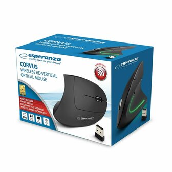 Muis Esperanza EM133 Zwart 1600 dpi 4