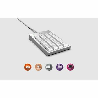 Numeriek toetsenbord Mobility Lab ML305707 Zilverkleurig 1
