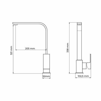 Mengkraan EDM 01194 Getaria Zilverkleurig Roestvrij staal Blik Zink 5,2 x 20,05 x 33,8 cm 2