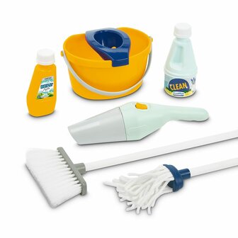Reinig &amp; Opberg Kit Ecoiffier Clean Home Speelgoed 8 Onderdelen 3
