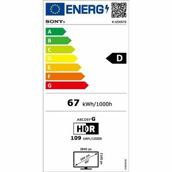 Smart TV Sony K65XR70 4K Ultra HD 65&quot; LED HDR 3