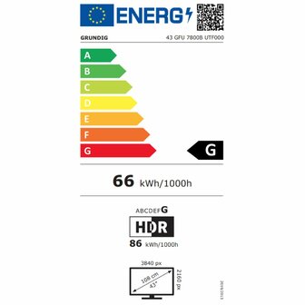 Smart TV Grundig 43GFU7800BE 4K Ultra HD 43&quot; LED 2