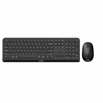 Toetsenbord en muis Philips SPT6407B/16 Zwart Qwerty US 3
