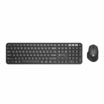 Toetsenbord en muis Natec NKL-1998 Qwerty US Zwart 1