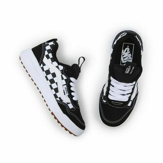 Vans Range Exp Checkerboard Wit Zwart - Maat: 30 4