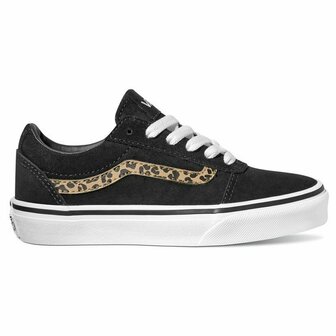 Vans Ward Suede Zwart Luipaard - Maat: 27 2