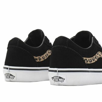 Vans Ward Suede Zwart Luipaard - Maat: 27 7